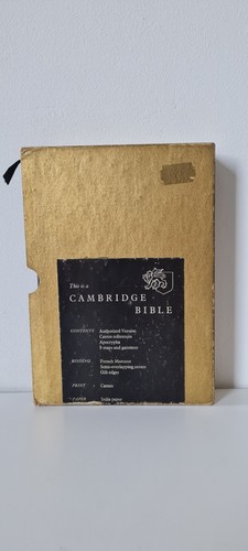 Cambridge king james bible - cambridge,