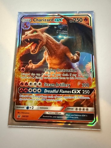 Charizard sm195 holo - gx,
