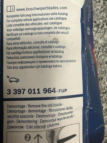 Bosch h200 rear wiper - wiper, blade