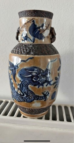 Chinese porcelain dragon vase - chinese,