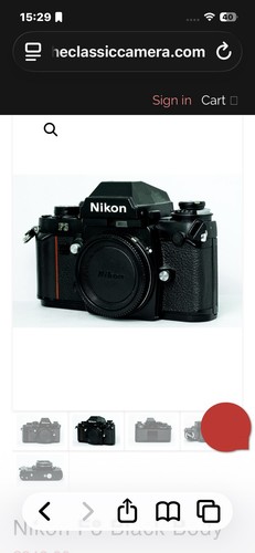 Nikon black 35mm film - nikon,