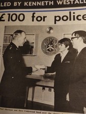 Sk232  1966 picture thanet Police Basil Bailey Michael Oberman Dave Underwood 