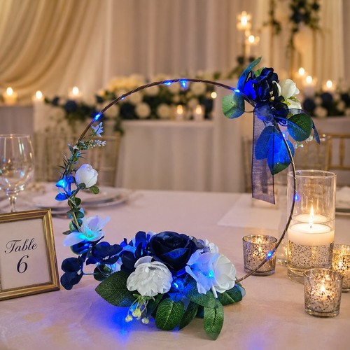 Navy blue white led - blue,