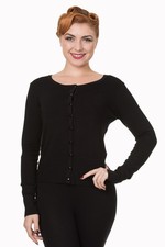Women's Plain Black Vintage