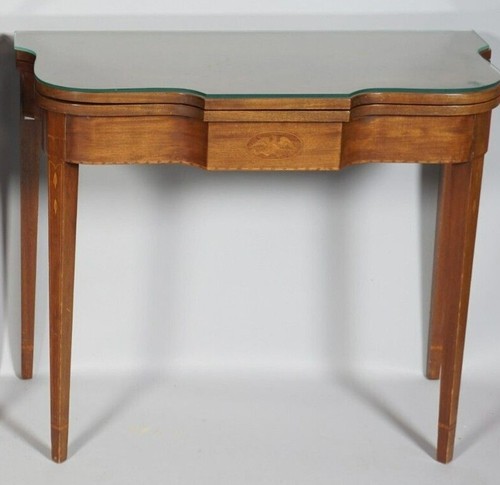 Federal style mahogany flip - style,