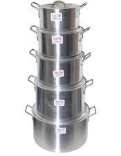Aluminium stock pots - aluminium,