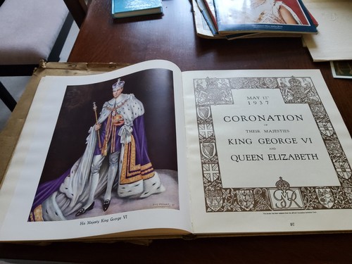 1937 coronation souvenir book - coronation,