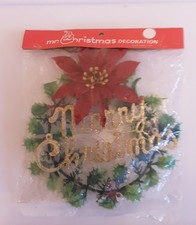 Vintage 1960s Christmas wreath