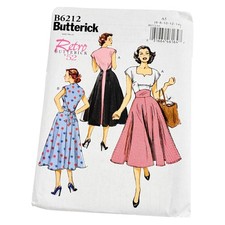 Butterick B6212 Retro 1952