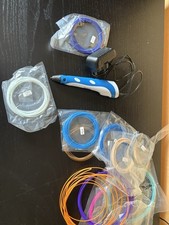 3D drawing pen with PLA filament including glow in the dark