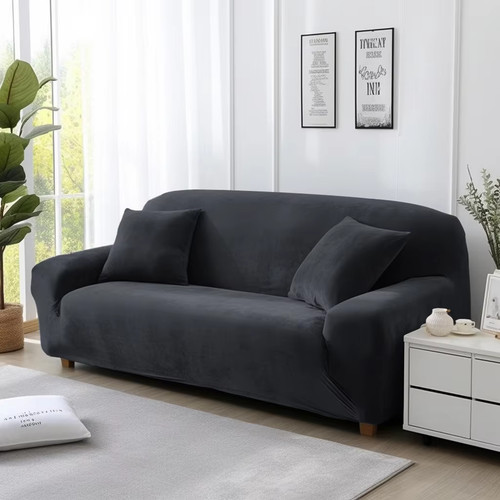Velvet sofa cover thick - sofa,