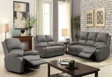 Fabric Recliner 3+2+1 Sofa Set