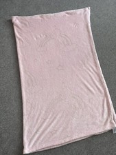 Girls Pink Unicorn & Rainbow Blanket, Next, Excellent Condition, 120x150cm