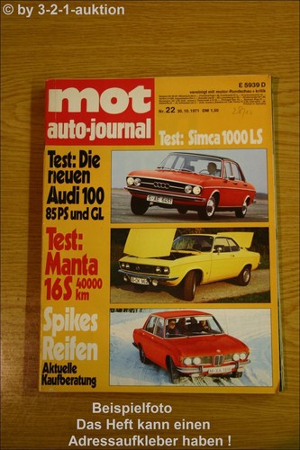 Mot audi 100 opel manta - audi,