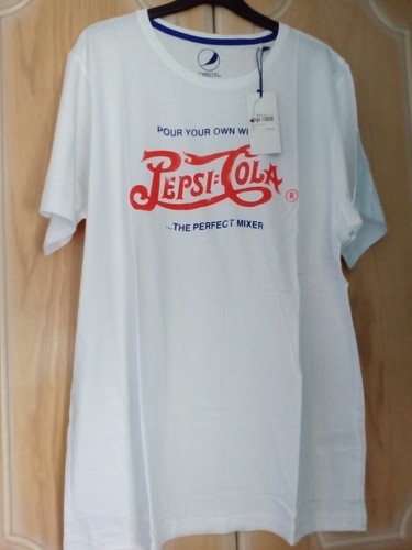Men pepsi white - short, sleeve