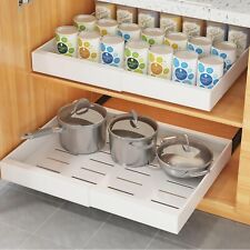 COVAODQ pull out kitchen storage, cupboard pull out storage 2 Pack