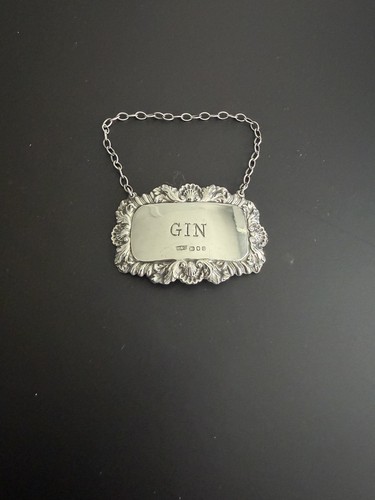 Solid silver rococo style gin - silver,
