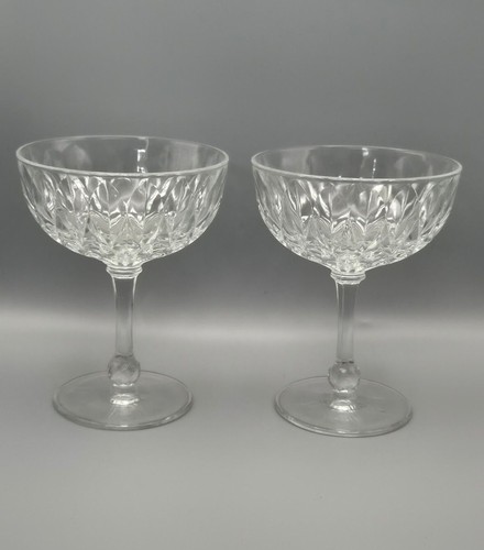Set vintage cut glass - of,