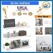 16 Inch White Floating Wall