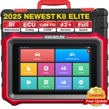 2025 KINGBOLEN K8 ELITE Car OBD2 Scanner Full System Diagnostic Tool ECU Coding