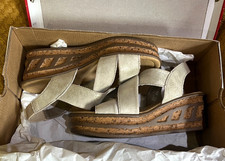 Rieker Beige Wedge Shimmer