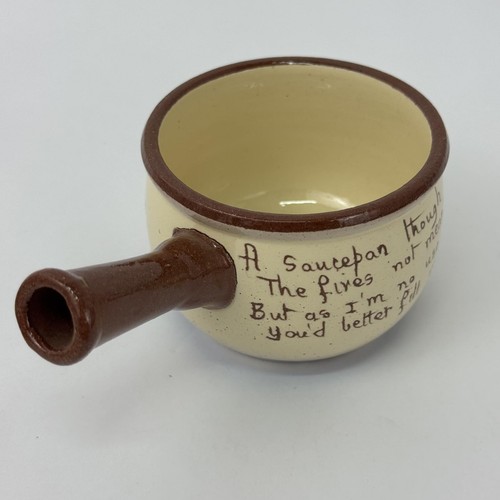 Antique watcombe pottery motto - pottery,