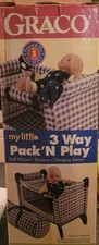 Graco my little 3 Way Pack'n Play Doll Travel Cot / Playpen (Doll not included)