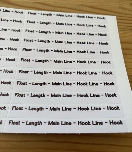 Printed vinyl label pole - 66,