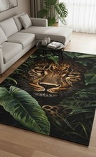 Leopard Area Rug For Living