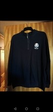 Glenmuir Sweater Ryder Cup 2020 Mens XXL Blue 1/4 Zip Pullover 100% Cotton
