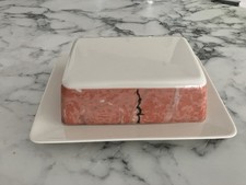 Perfect Condition Rare Villeroy & Boch Siena Lidded Butter Dish