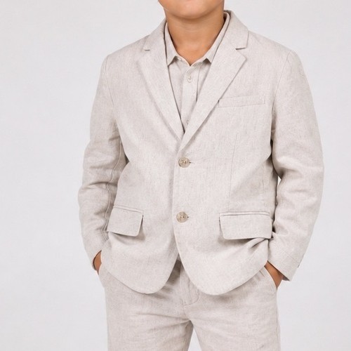 Zara boys beige linen - boys, blend