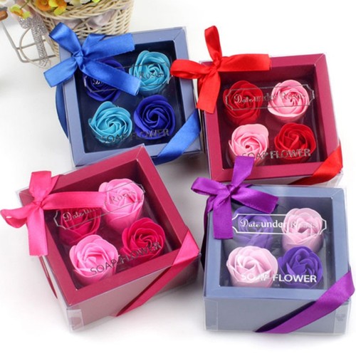 Scented bath soap rose flower - rose,