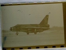 ENGLISH ELECTRIC LIGHTNING 1970'S  JET AIRCRAFT  STRIP PHOTO NEGATIVES COPYRIGHT