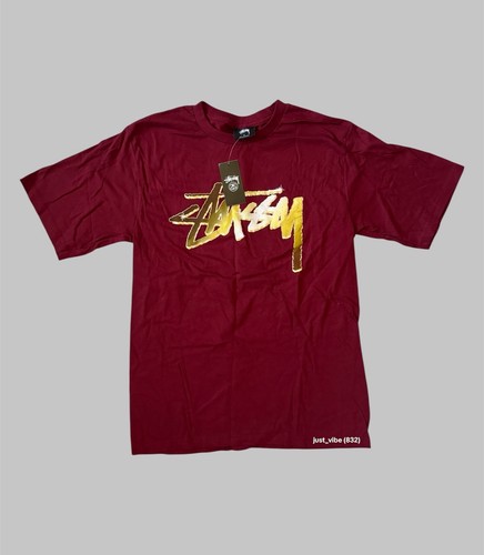 Stussy chrome stock tee shirt - stussy,