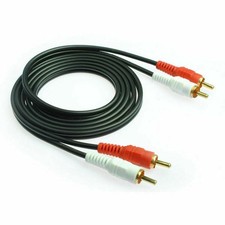 Twin red white 2 rca - red,