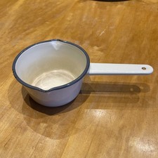 Vintage Retro Cream Enamel