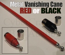 METAL VANISHING CANE RED OR