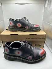 Dr Martens 1461 Navy White Red Rub Off Leather Oxford Shoes Womens UK 4 EU 37
