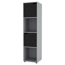 Wooden cube bookcase display - cube,
