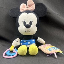 Disney Baby Minnie Mouse On The Go Activity Plush For Baby Stroller Or Car Seat