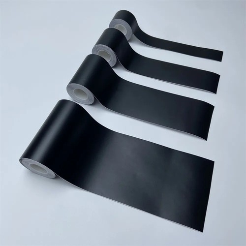 Black matte vinyl tape car - black,