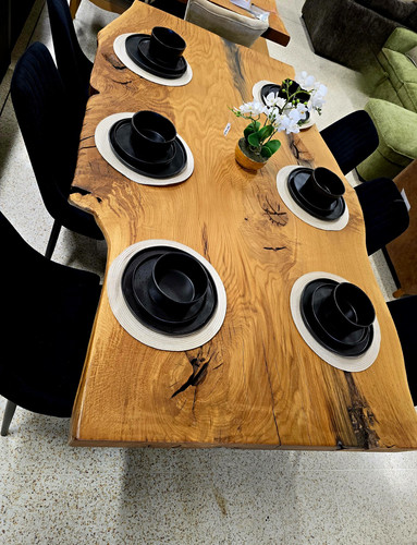 Handmade solid oak - oak, edge