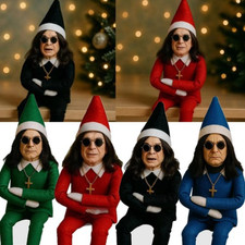 2025 Christmas Elf Doll  Music Godfather Figure Toys Christmas Trees Ornaments