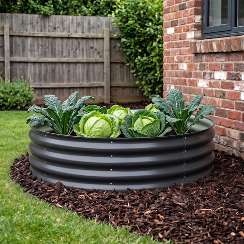 Metal raised garden bed - metal,