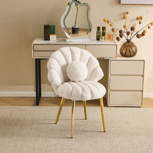 Shell shaped vanity chair - vanity,