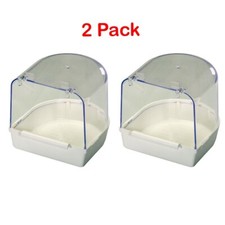 2 x Cage Aviary Bird Bath