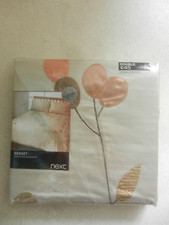 BNIP Next Luxury Botanical Sprig Bedding Double Bed set incl 2  Pillow Cases