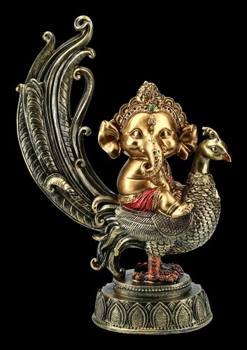 Ganesha figure peacock - on,