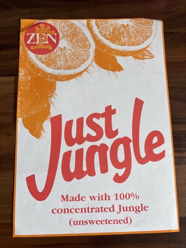 Zen rave flyer just jungle - flyer,
